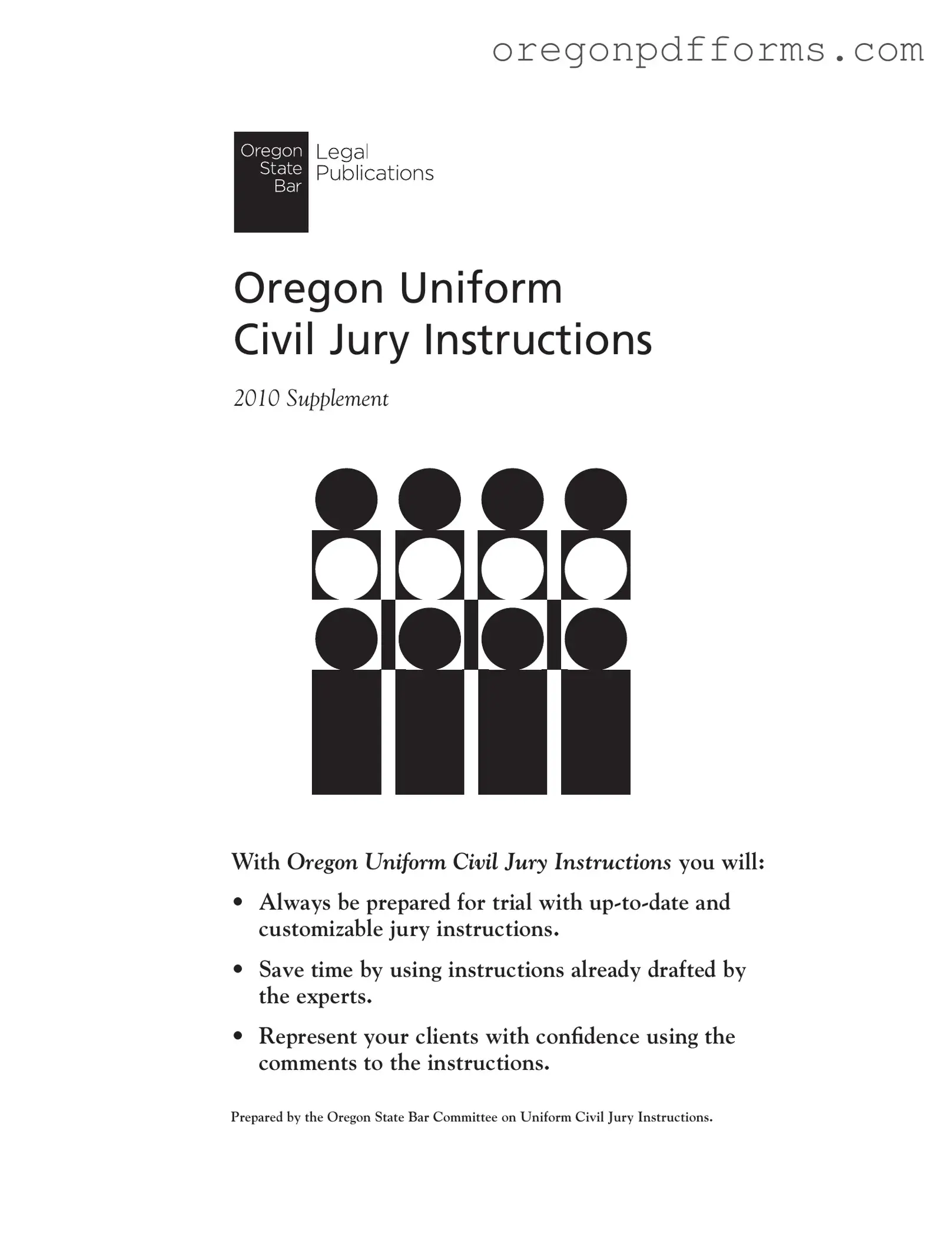 Free Oregon Uniform Civil Jury Form