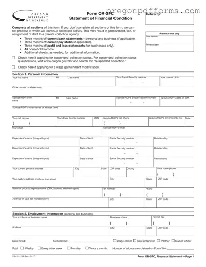 Free Oregon Statement Form