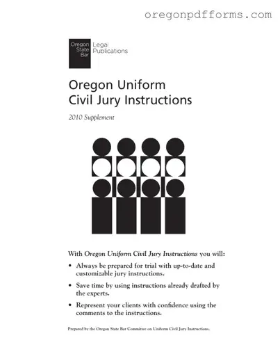 Free Oregon Uniform Civil Jury Form
